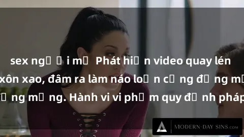 sex người mỹ Phát hiện video quay lén sex nhà nghỉ gây xôn xao, đâm ra làm náo loạn cộng đồng mạng. Hành vi vi phạm quy định pháp luật gây chú ý.